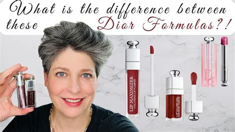 What is the difference between Dior lip oil, lip glow and lip tint and 